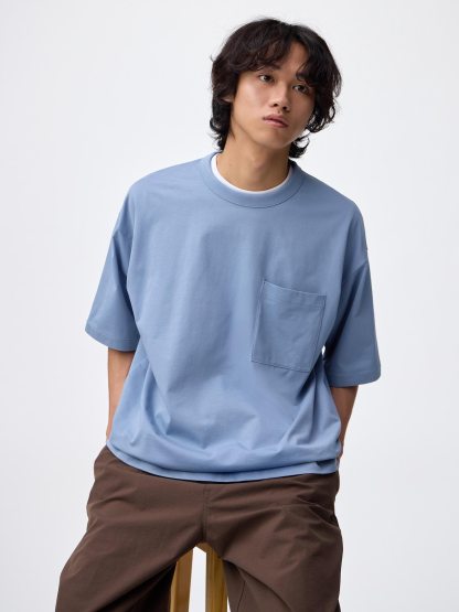 ドライボクシーT(5分袖) - 63 BLUE