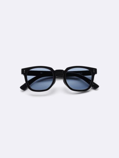 UVカットスクエアウェリントンサングラス(2026年度春商品) - 64 BLUE