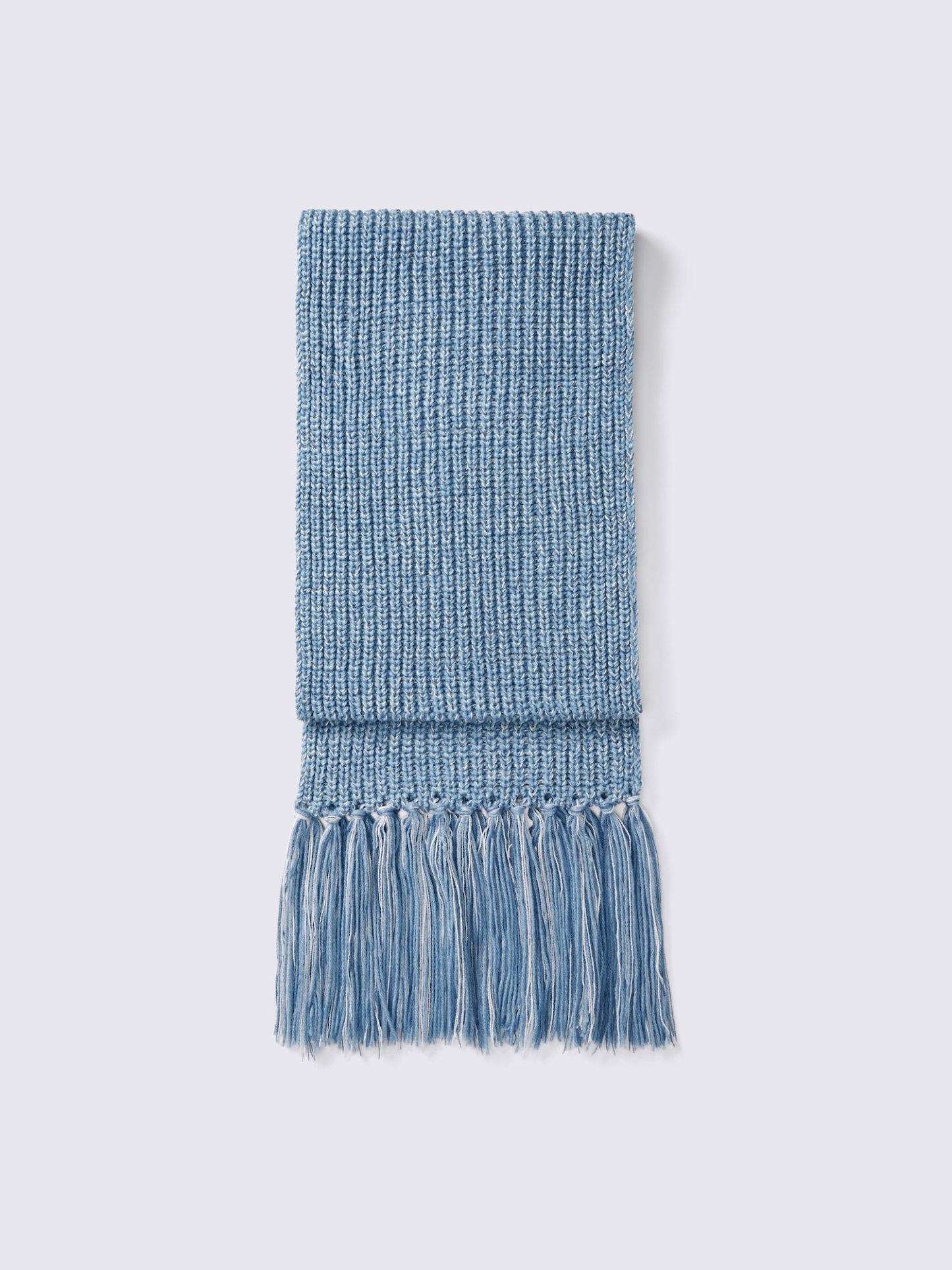 メランジバルキーニットマフラー - 64 BLUE