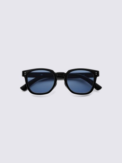 UVカットスクエアウェリントンサングラス - 64 BLUE