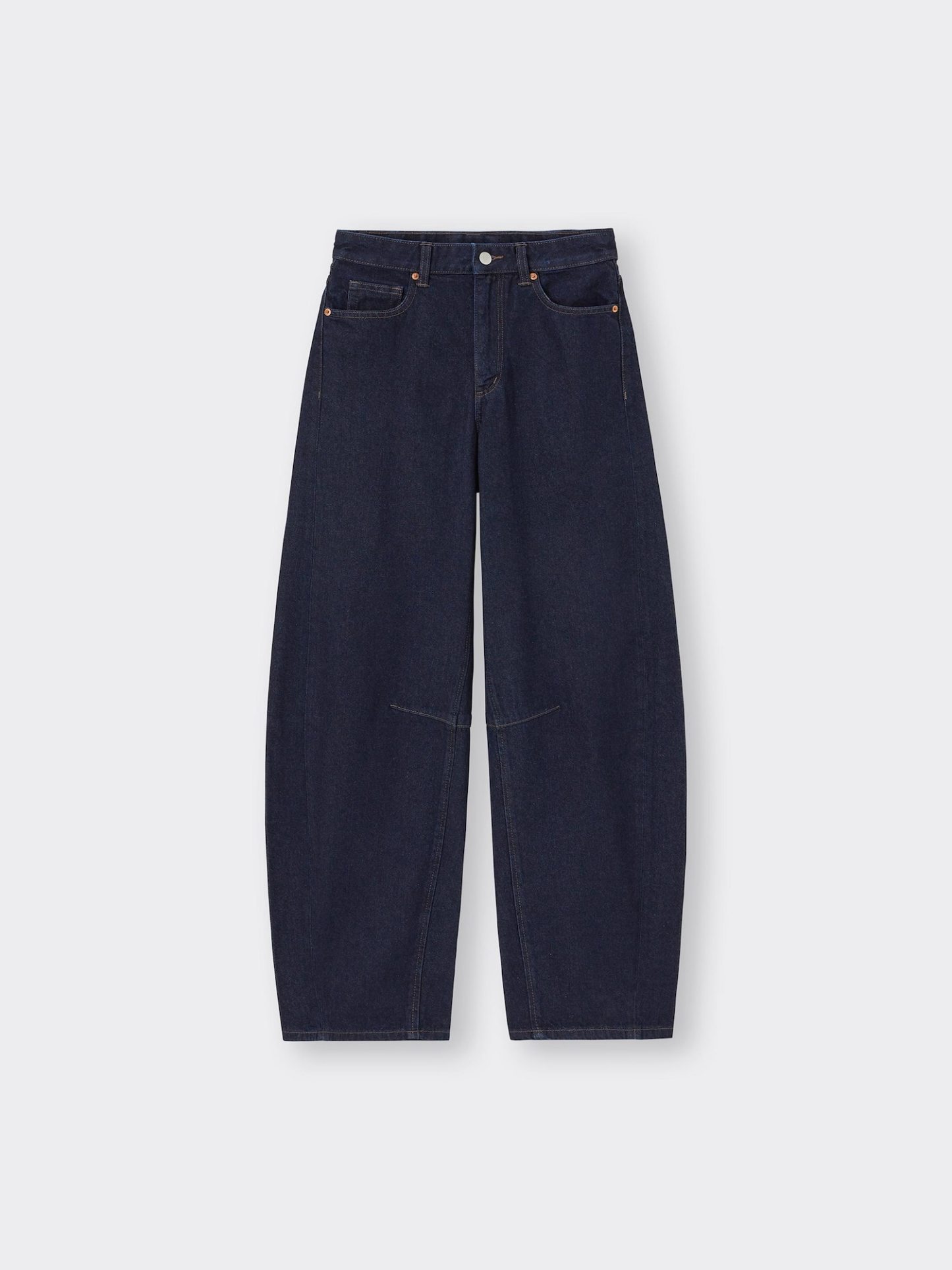 バレルレッグジーンズA(丈長め81.0cm) - 69 NAVY