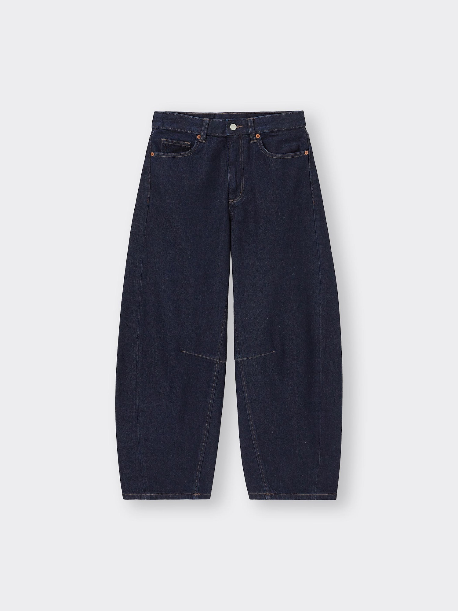 バレルレッグジーンズB(丈短め68.0cm) - 69 NAVY
