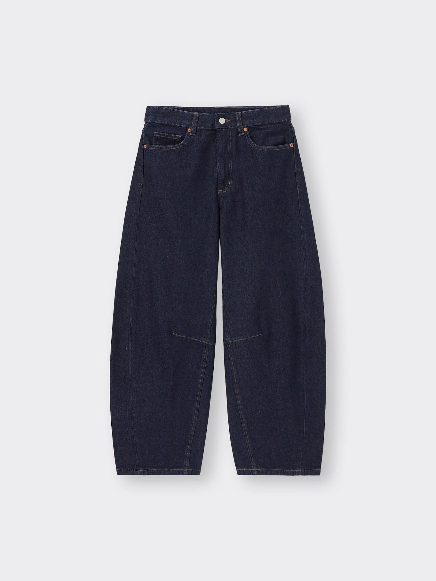 バレルレッグジーンズB(丈短め68.0cm) - 69 NAVY
