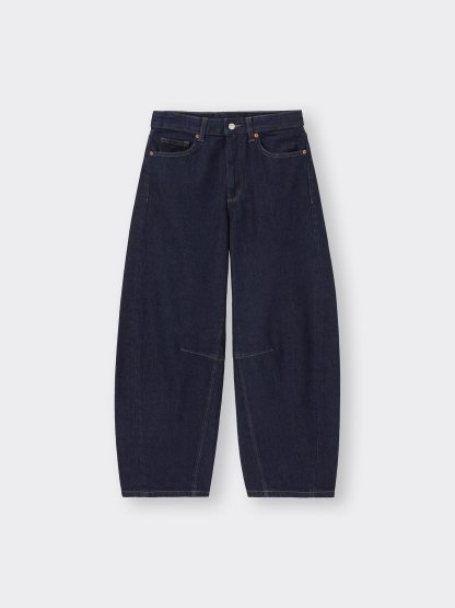 バレルレッグジーンズB(丈短め68.0cm) - 69 NAVY