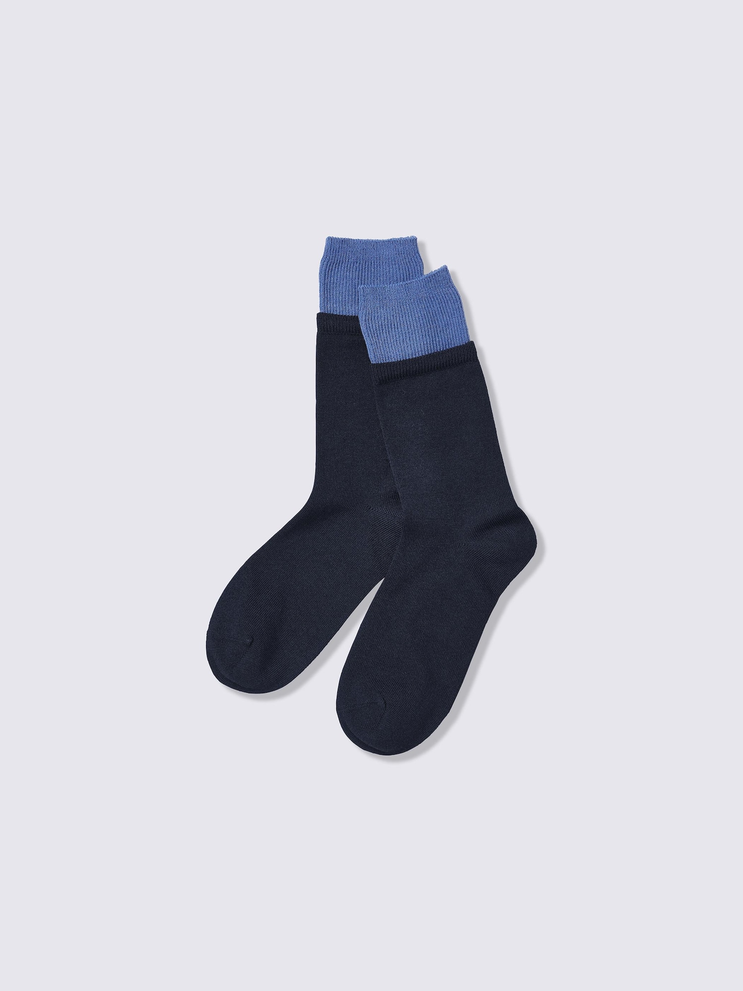 クルーソックス(ツートーン) - 69 NAVY