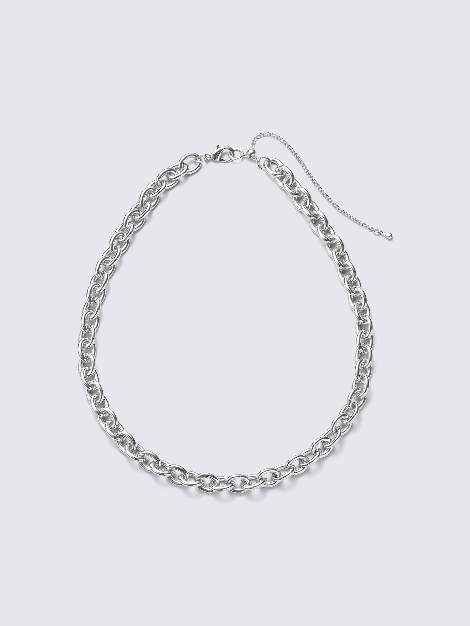ボリュームチェーンネックレス - 85 SILVER