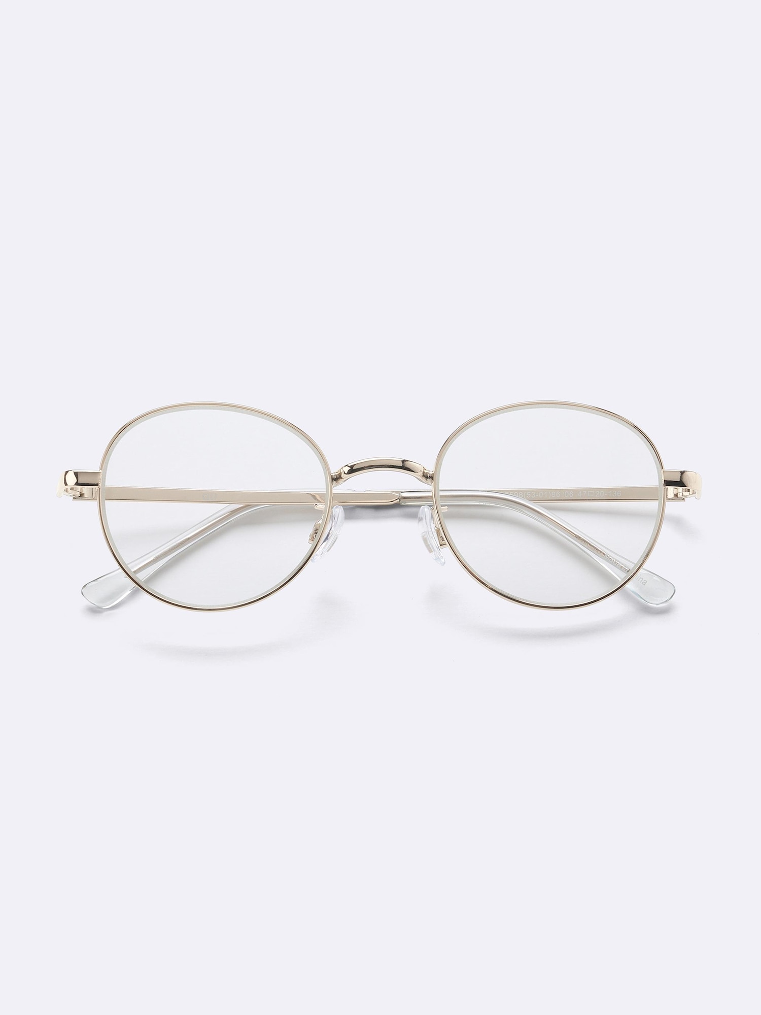 UVカットラウンドメタルサングラス(2025年度秋商品) - 86 GOLD