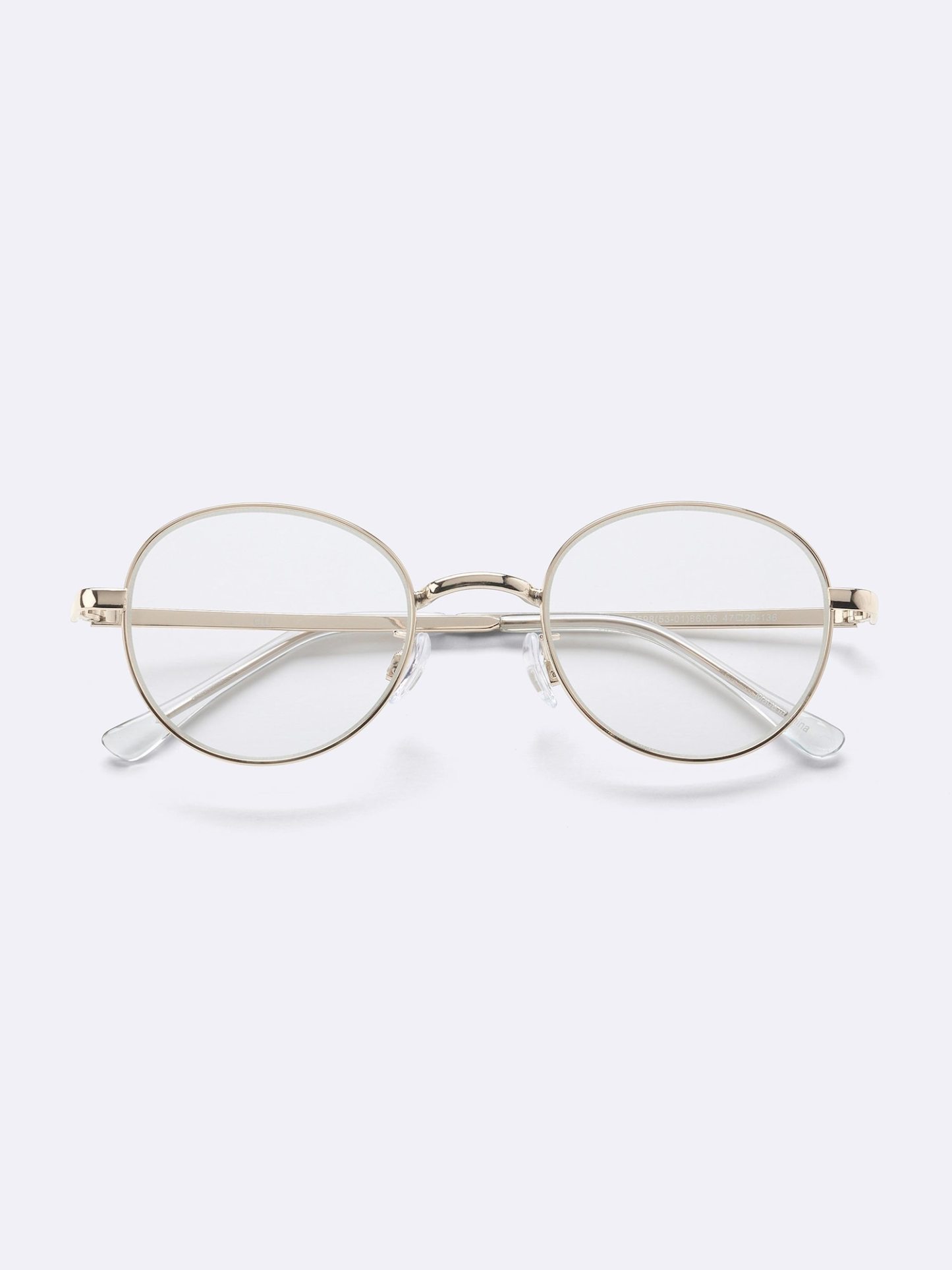 UVカットラウンドメタルサングラス(2025年度秋商品) - 86 GOLD