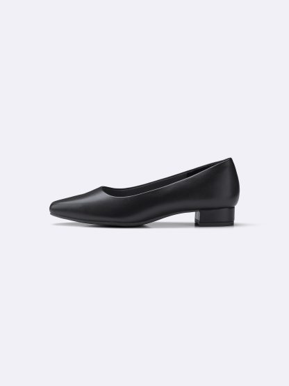 マシュマロローヒールパンプス - 88 BLACK