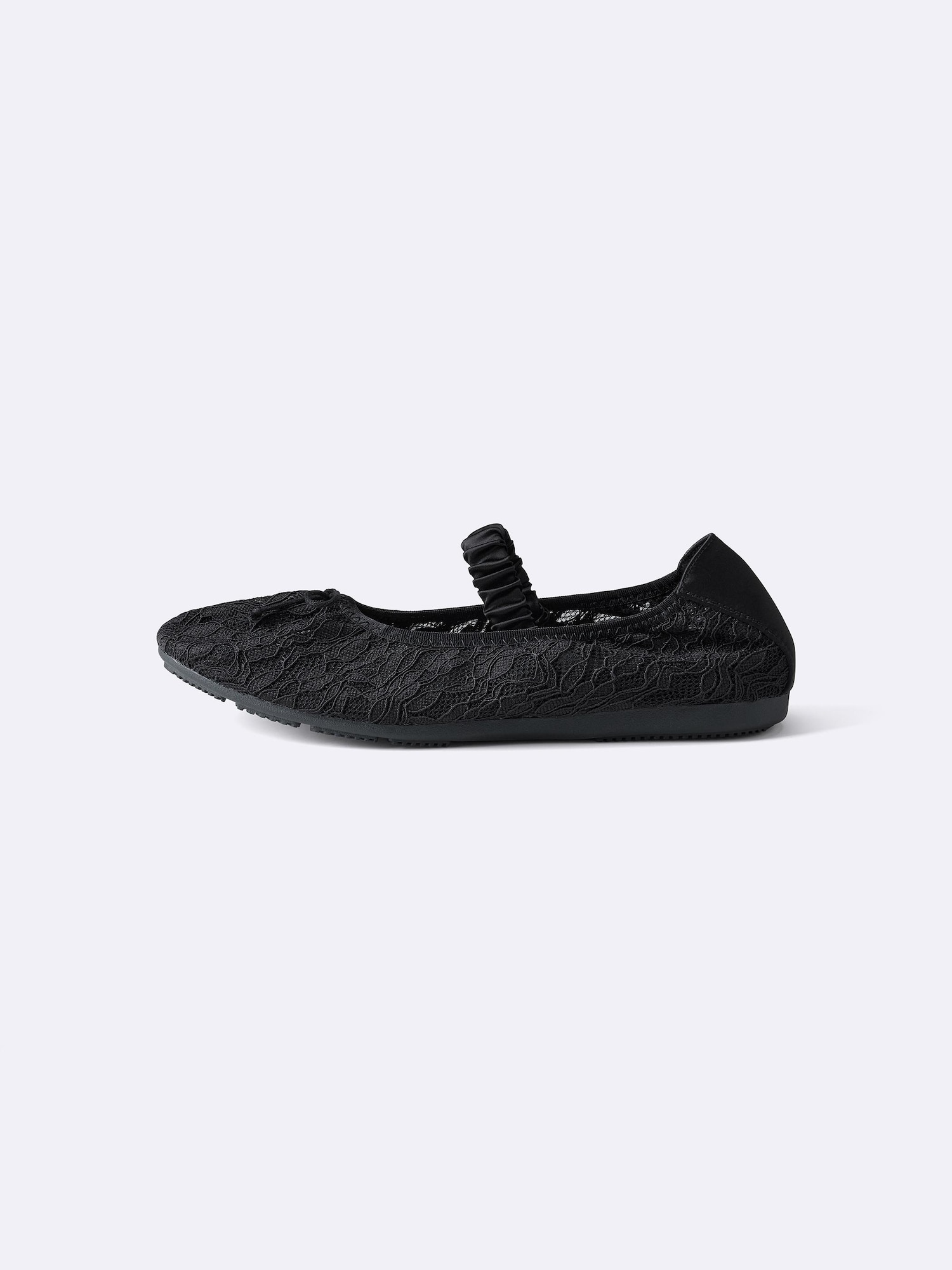 ストラップバレエスニーカー - 88 BLACK