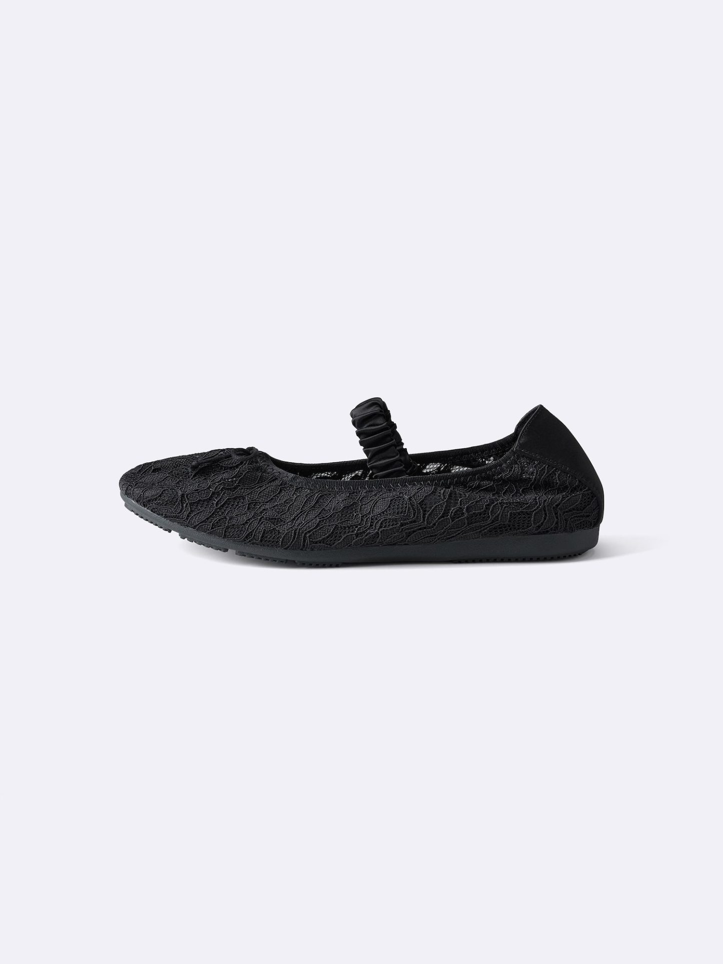 ストラップバレエスニーカー - 88 BLACK
