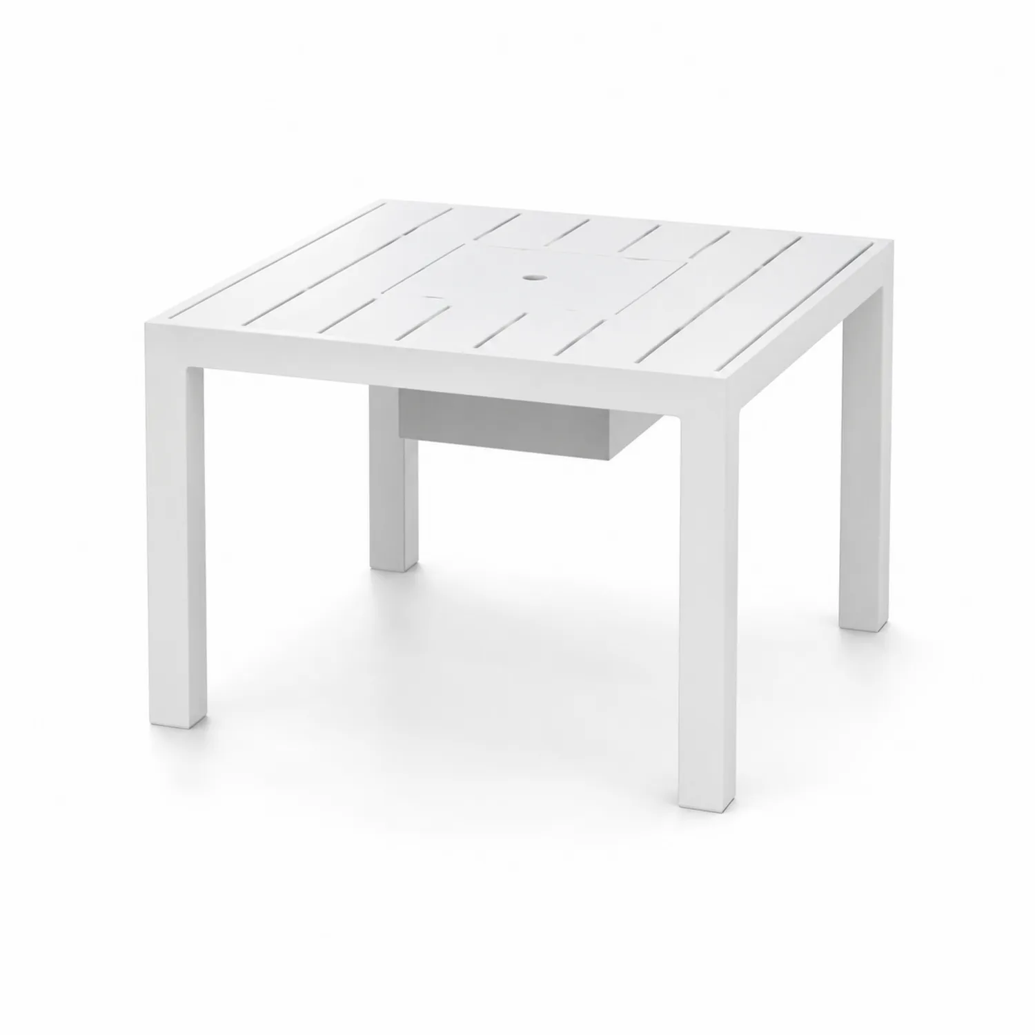 Mesa de aluminio para exterior 80x80x45 cm-Rusticvillaa