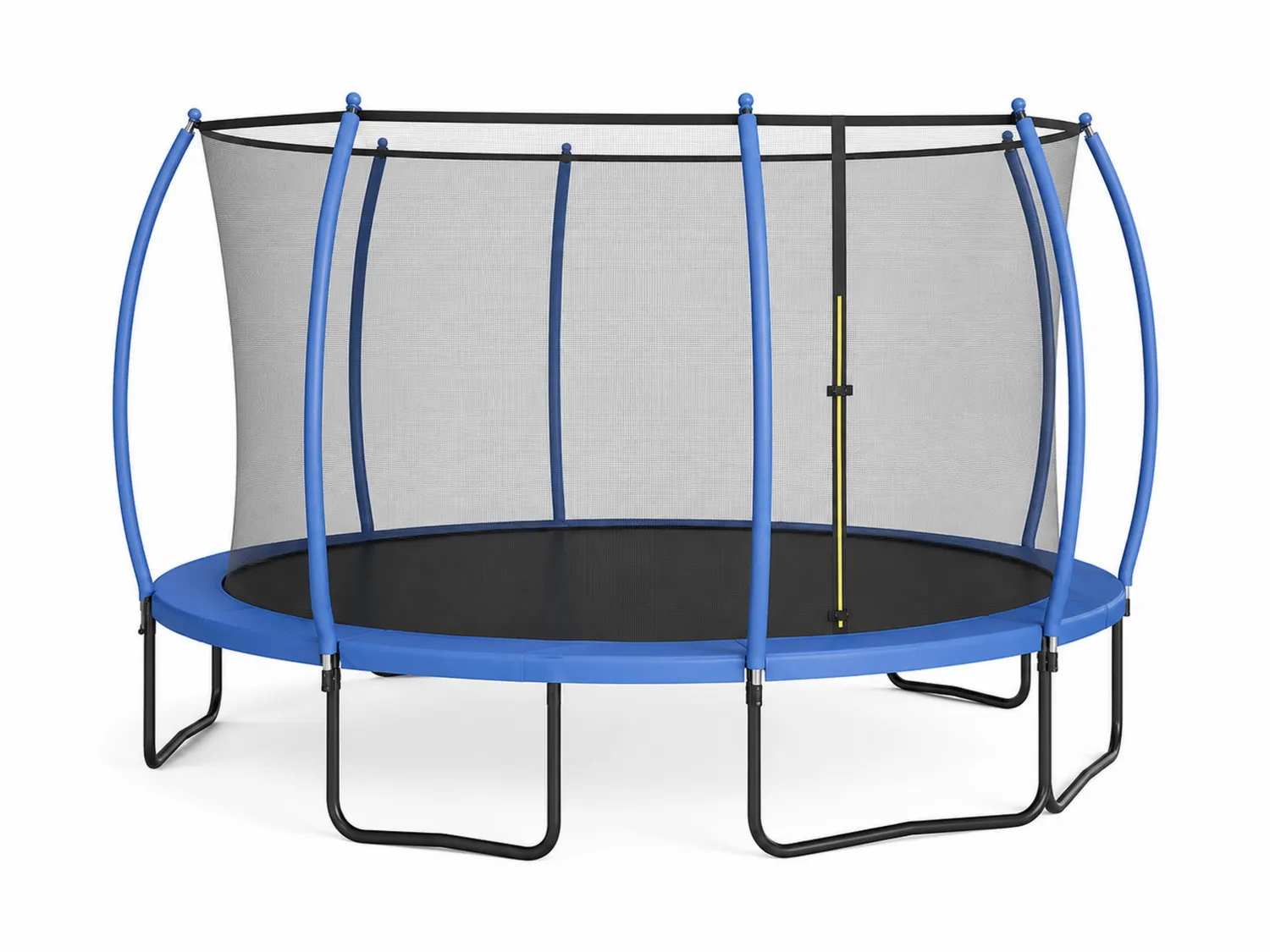 Rundes Trampolin 305 cm Stahlgestell Polyester Blau