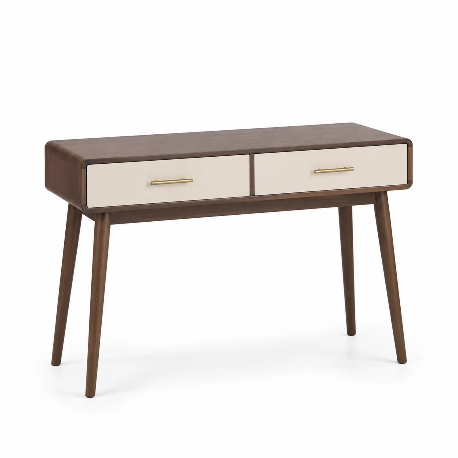 Konsolentisch aus Holz mit 2 Schubladen 110cm