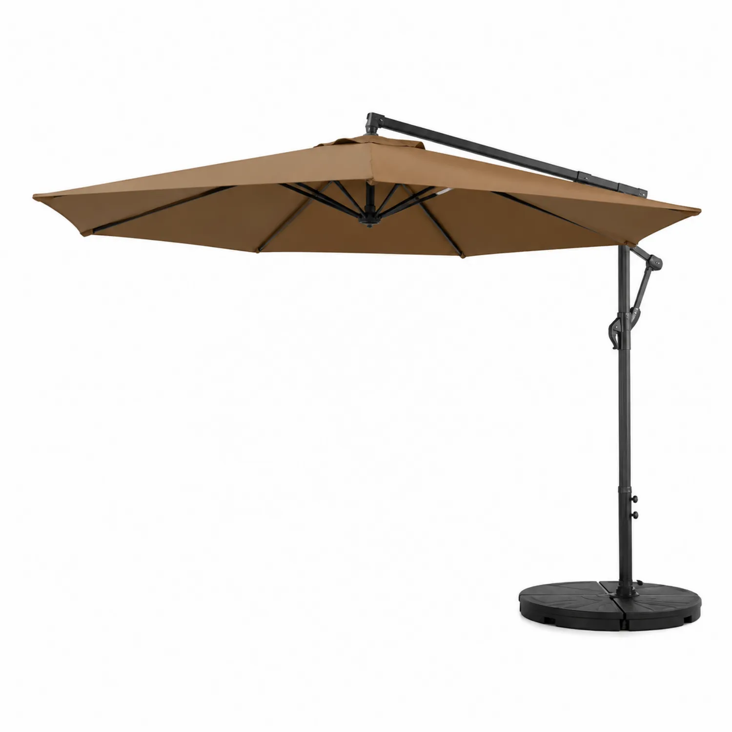 Ampelschirm Rechteckig 300x400 cm Polyester Braun