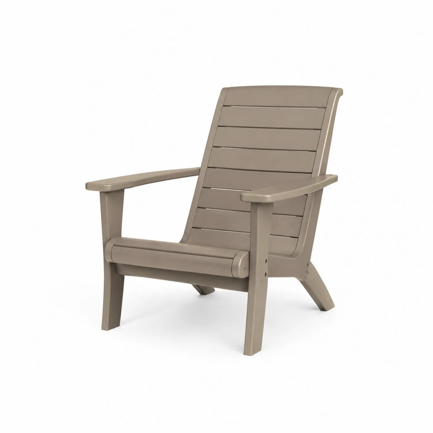 Adirondack-Stuhl Kunststoff Taupe