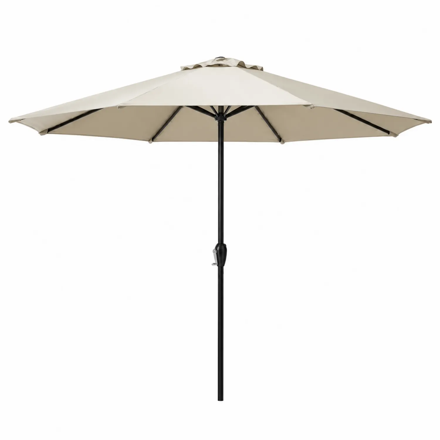 Sonnenschirm Rund Ø270 cm Polyester Beige