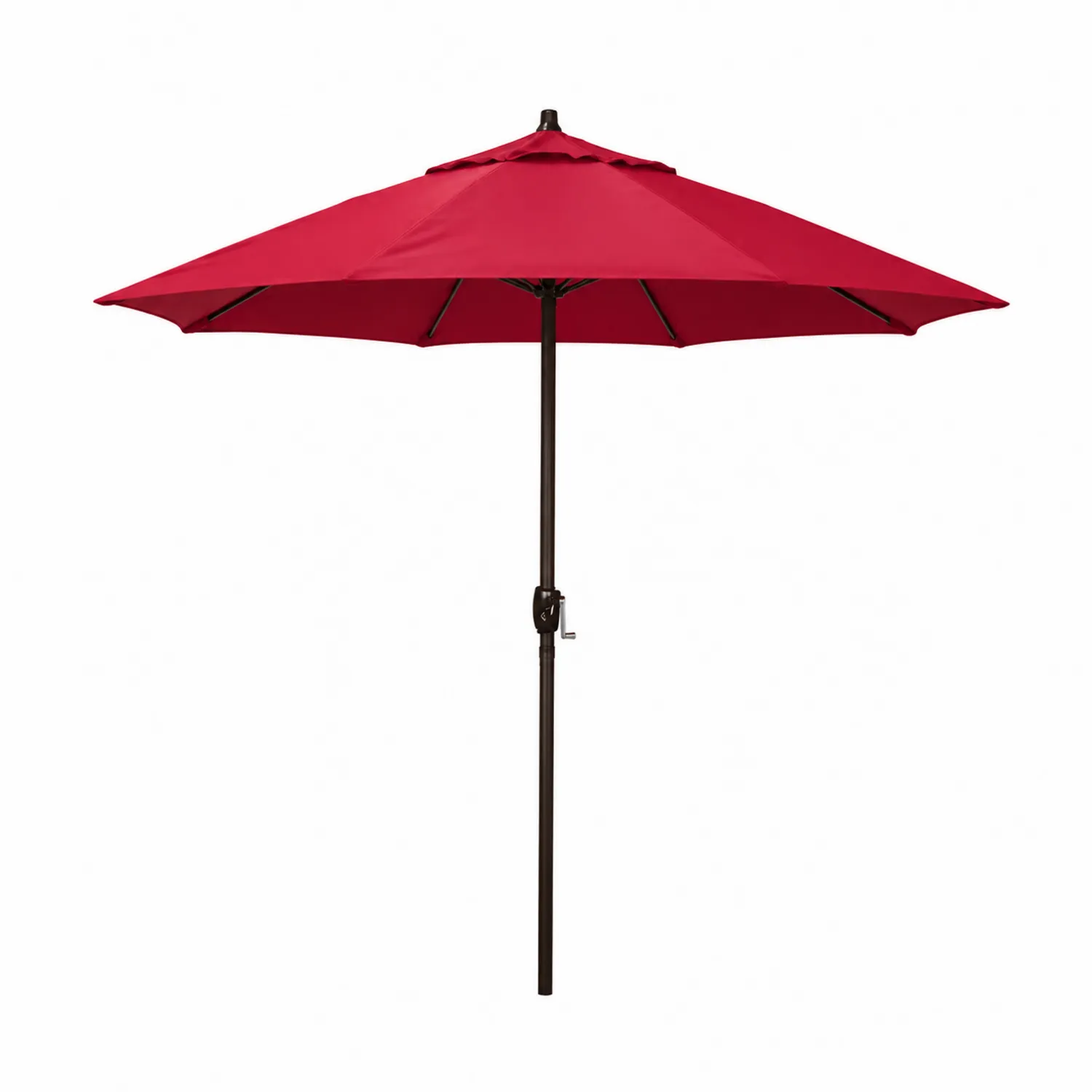 Sombrilla de Tela Roja 270 cm con Armazón de Aluminio