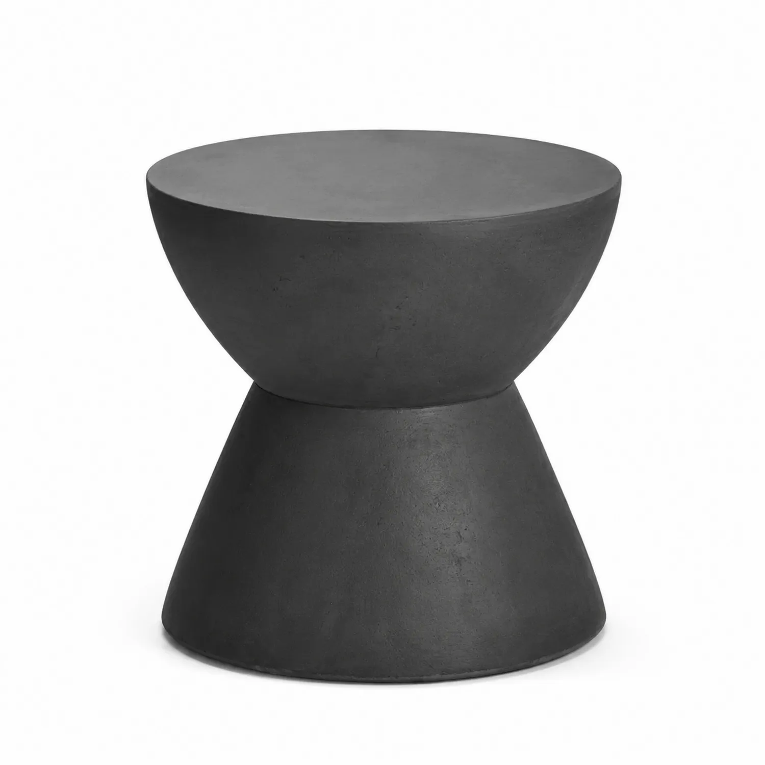 Mesa Auxiliar de Hormigón Gris de 40 cm