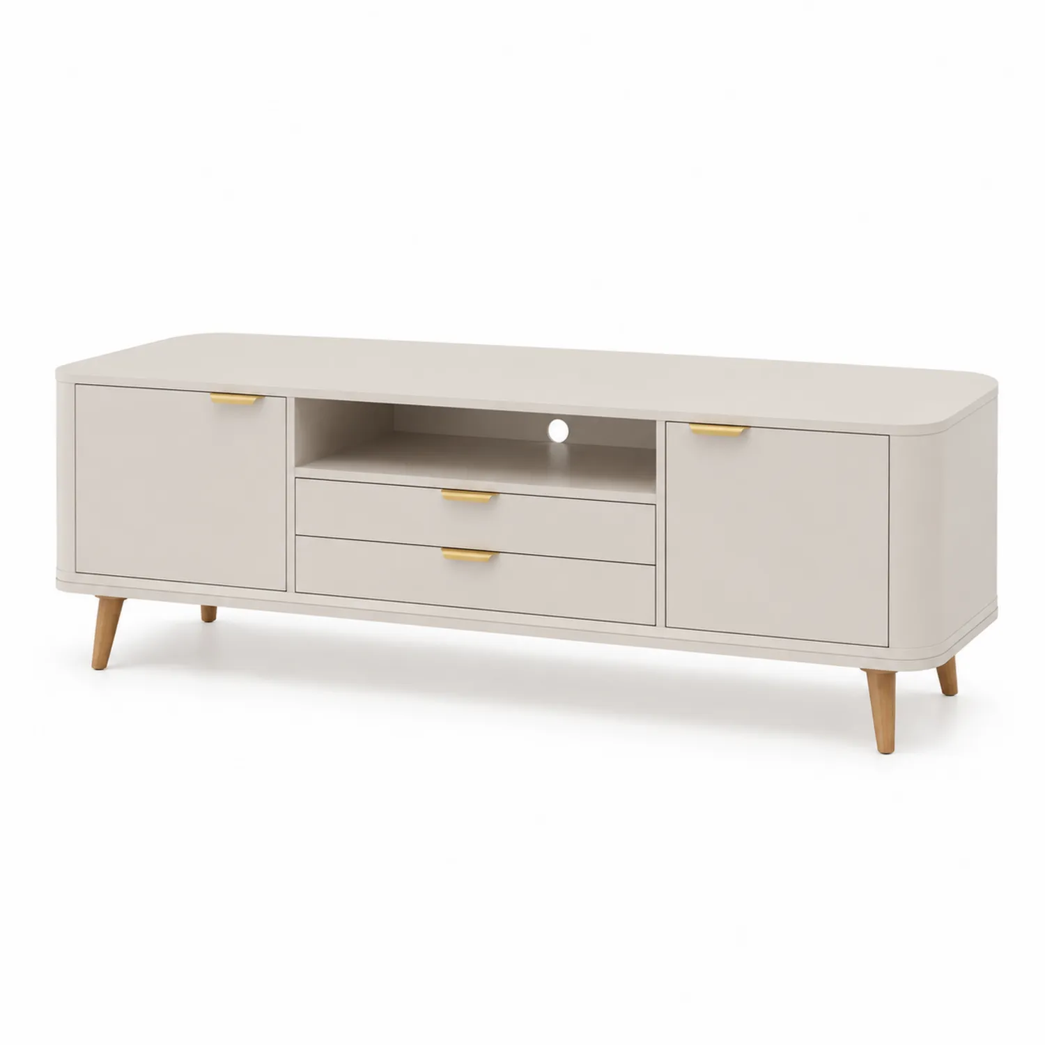 Mueble para TV de madera y MDF 140x40x50 cm
