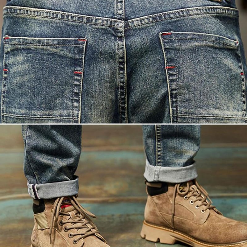 Men's Vintage Straight-Leg Jeans