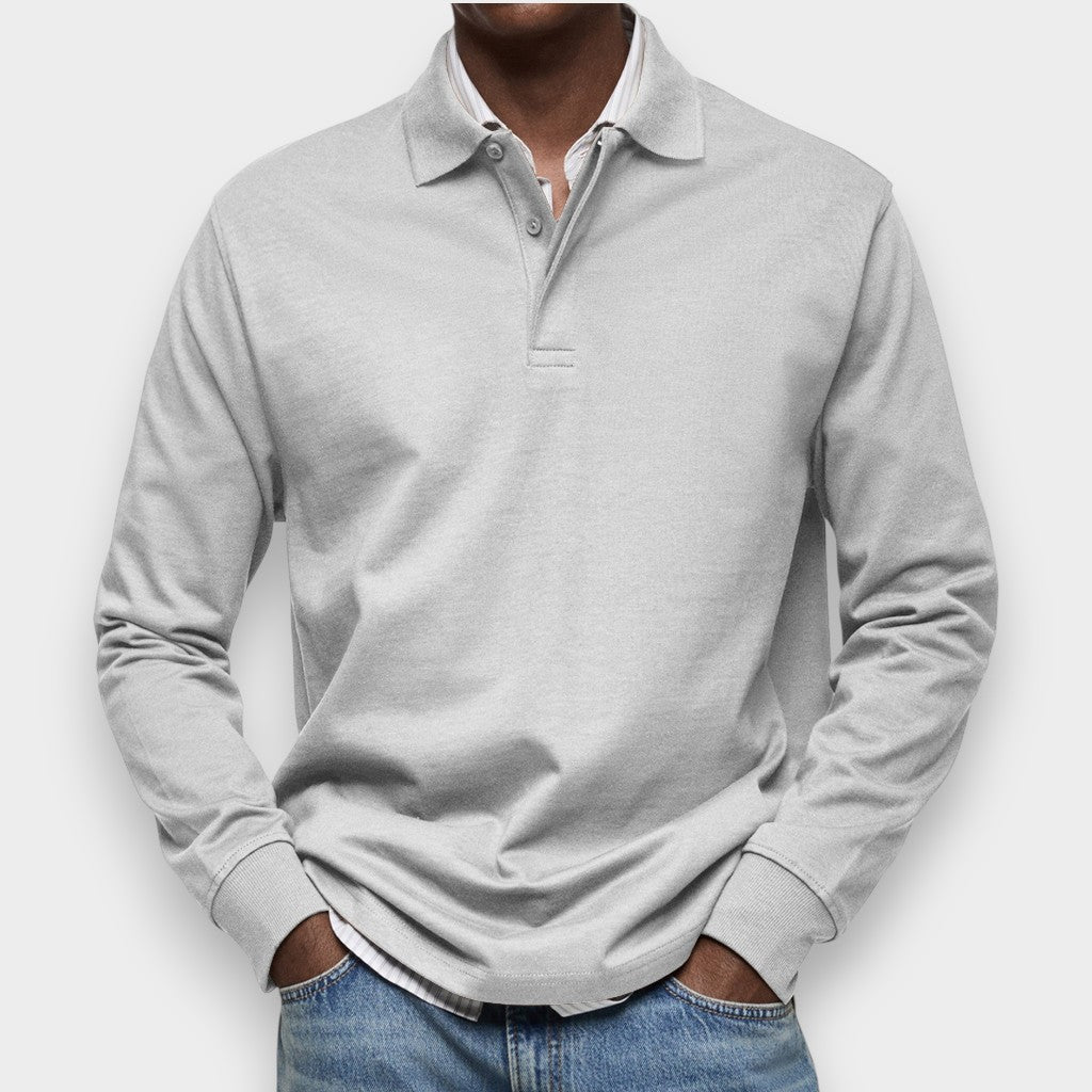 Luxury Long Sleeve Polo