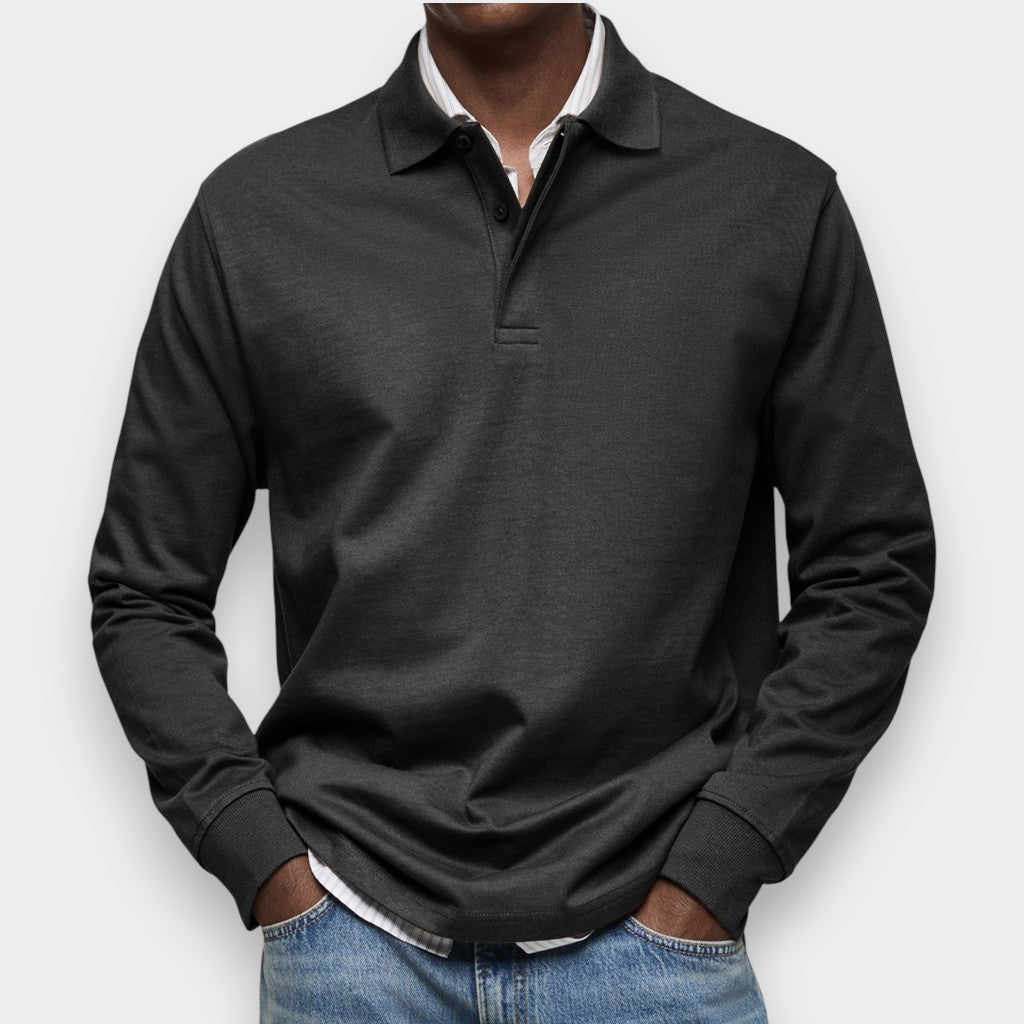 Luxury Long Sleeve Polo