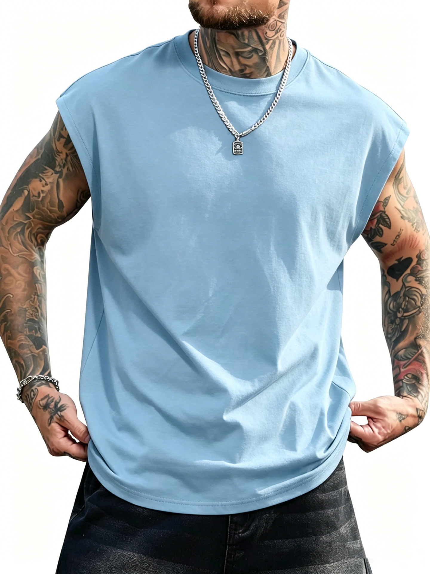 Aliexpress Men'S Summer Versatile Quick-Drying Sports Short-Sleeved Simple Casual Breathable Jogging Round Neck Top Wholesale