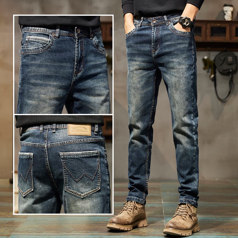 Men's Vintage Straight-Leg Jeans