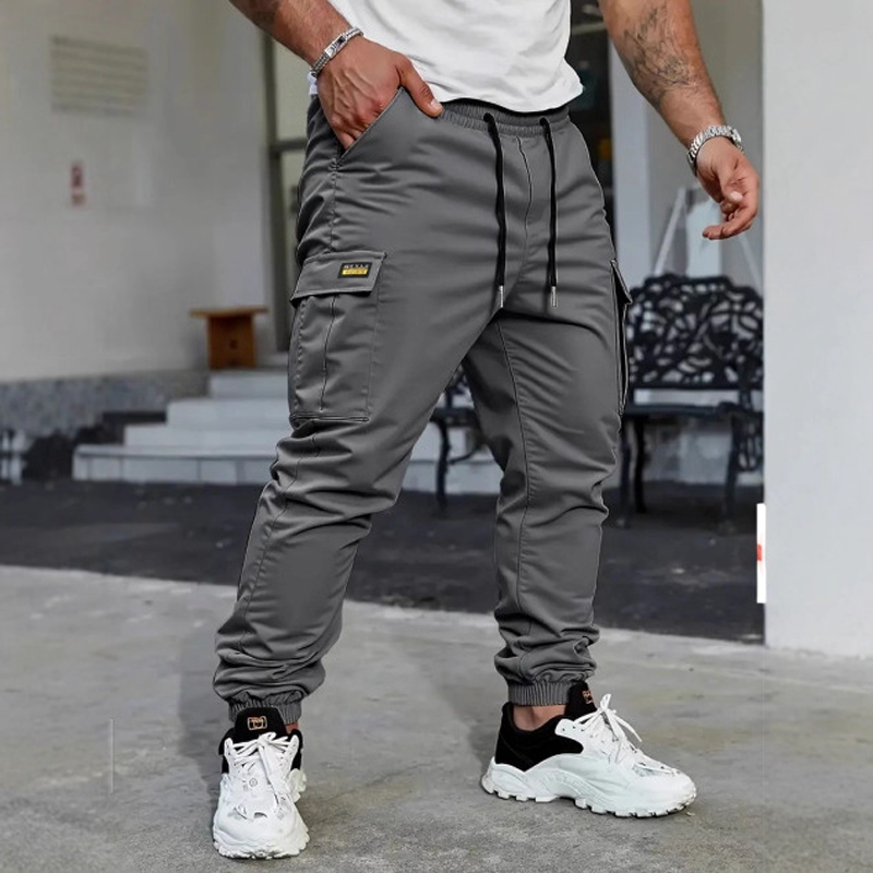 👖 50% OFF NOW!🛠️ Men's Work Pants Cargo Sweatpants – Tapered Joggers & Drawstring – Multi-Pocket Streetwear 🔥