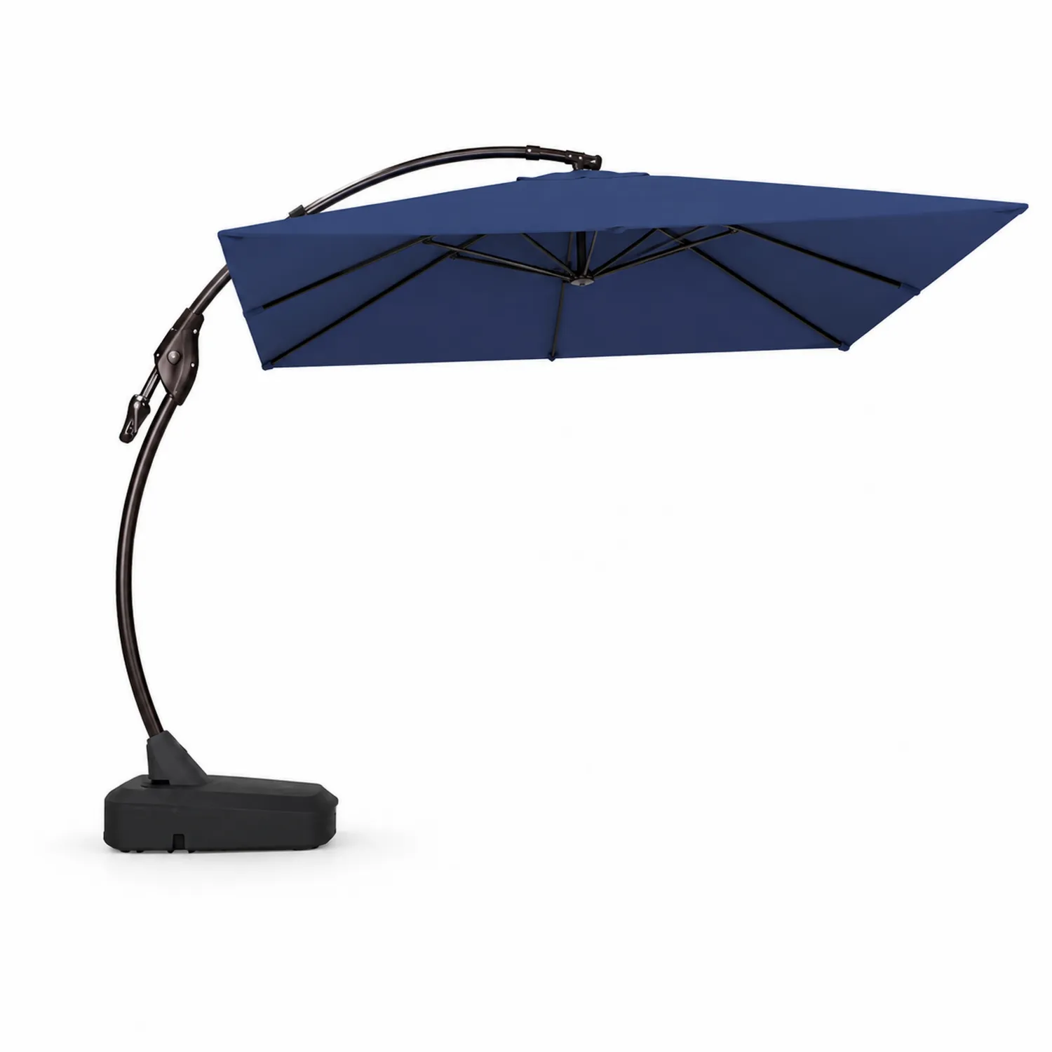 Ampelschirm 300x300 cm Polyester Blau