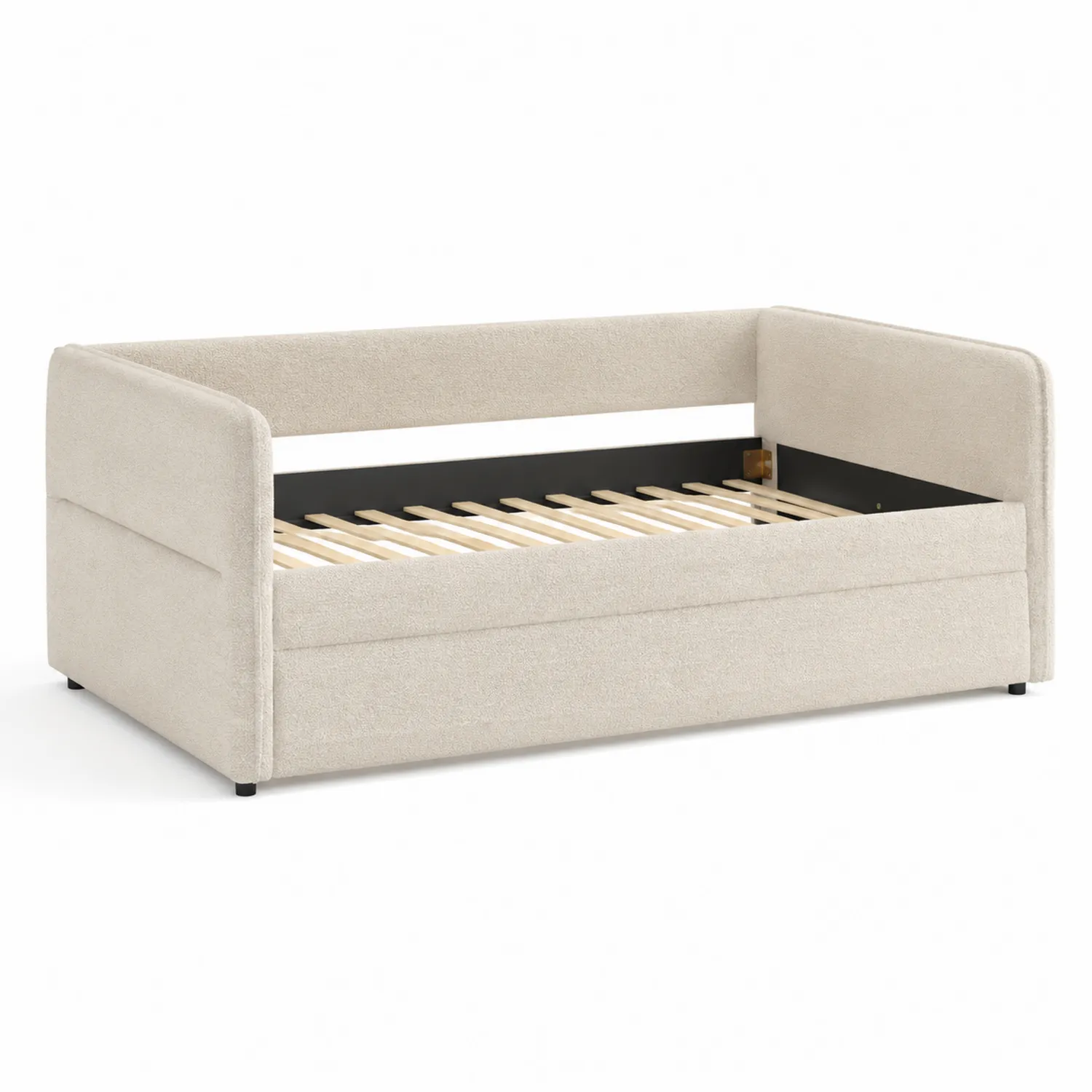 Diván cama 200x90 cm tela Beige
