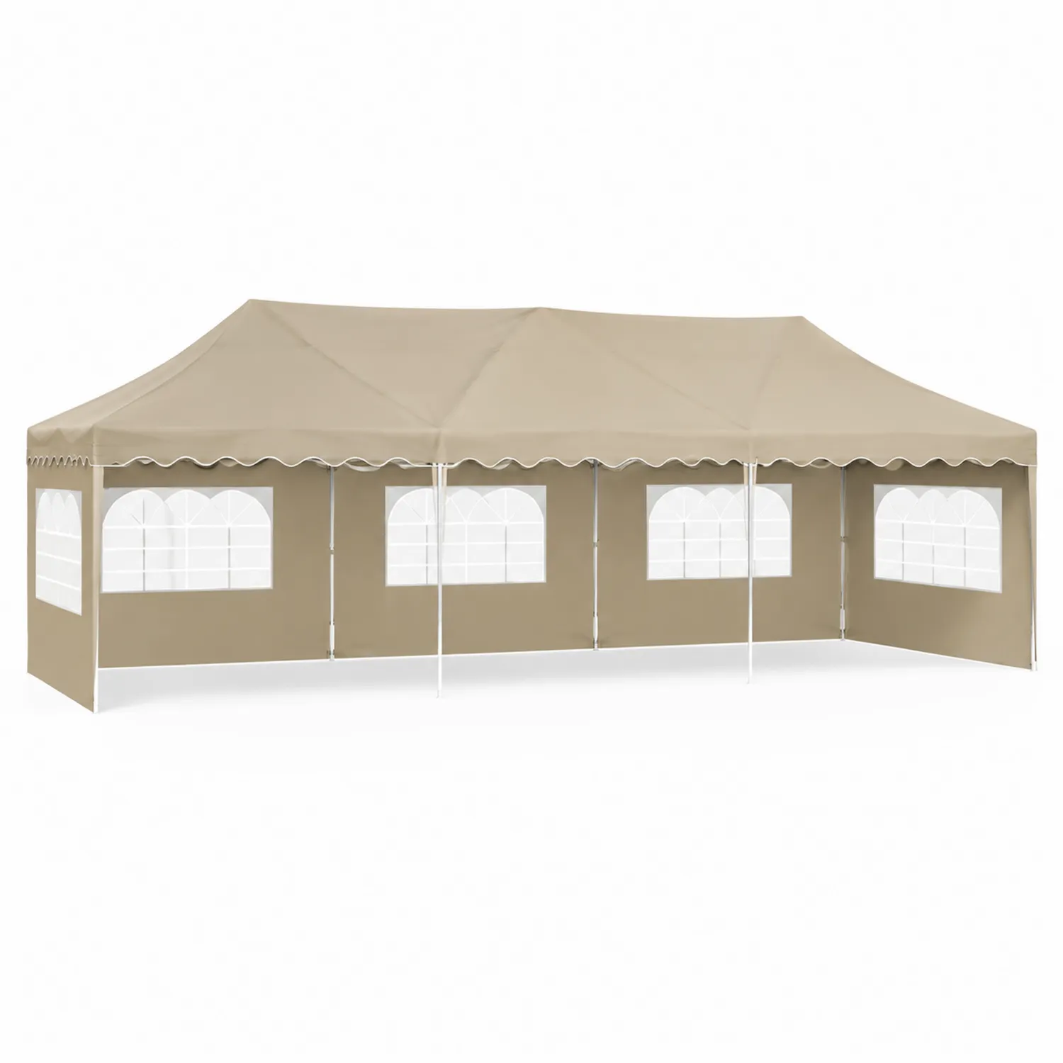 Carpa Exterior de Poliéster Beige 600x300 cm