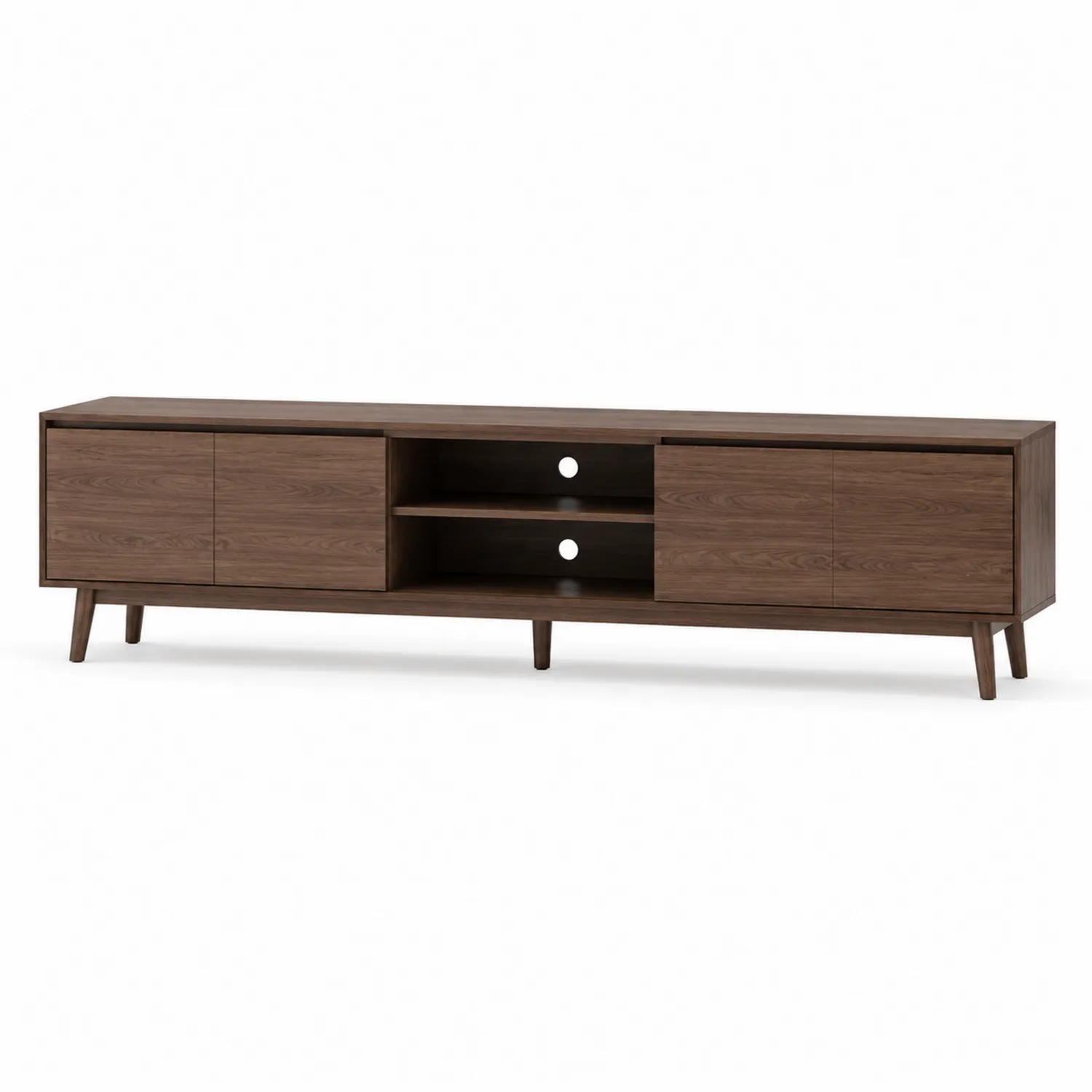 Mueble para TV de Madera Nogal 200 cm