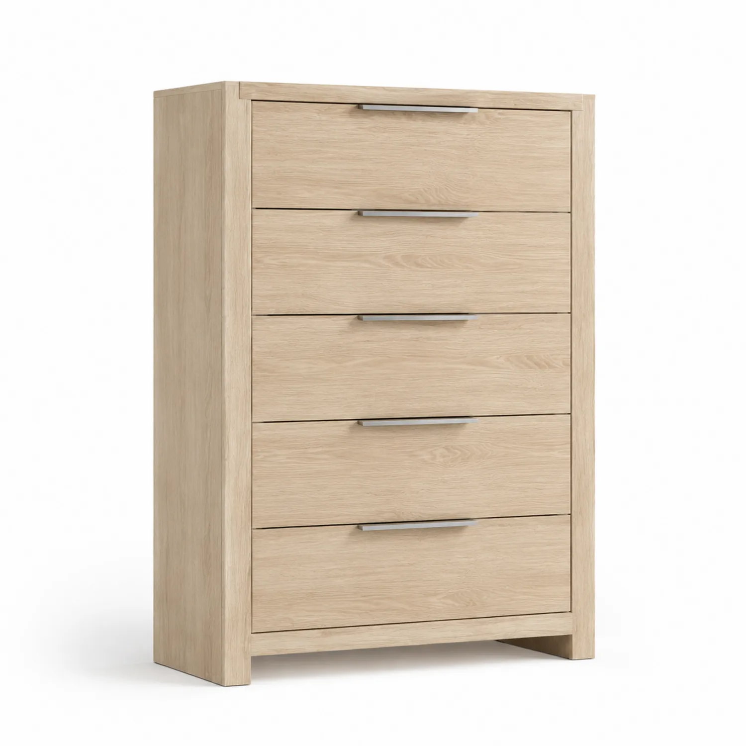 Cajonera de Roble Claro con 5 Cajones
