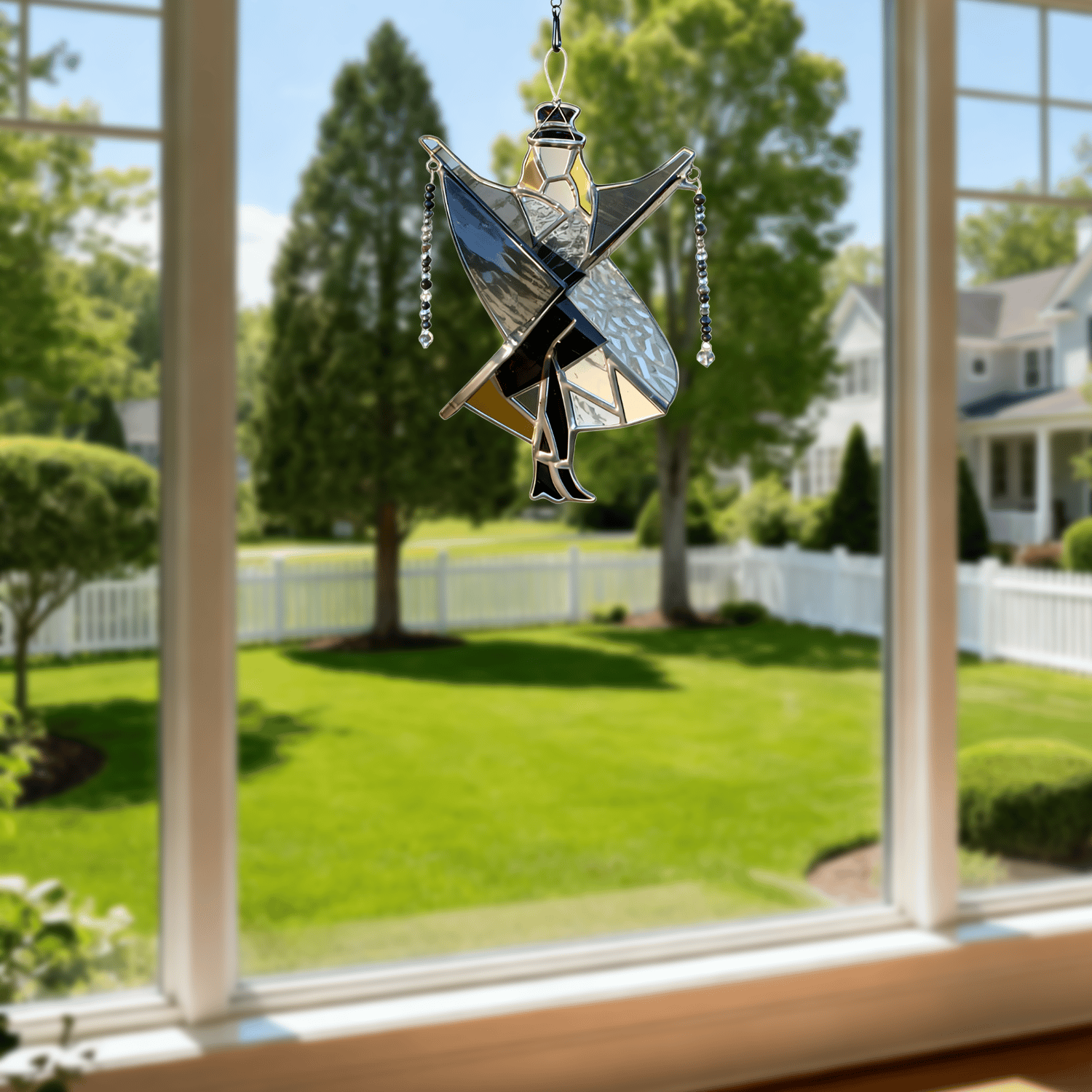 🎁TikTok Last Day Sale - 70% OFF💃Stevie Nicks🤘 Handmade Stained Glass Spinner