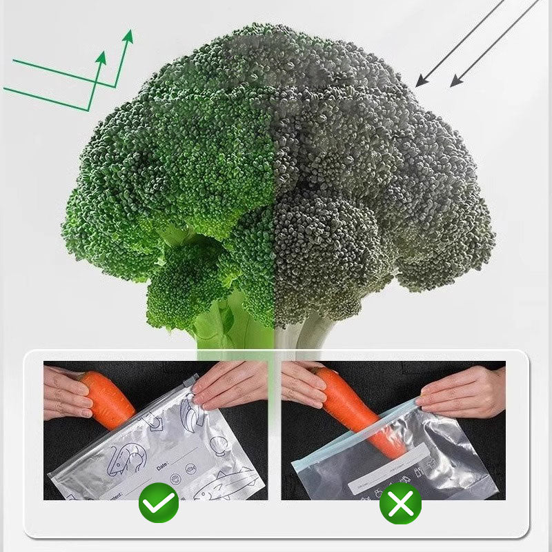 🎁TikTok Last Day Sale - 70% OFF🎉Reusable Aluminum Foil Sealable Storage Bags🍗 Limited time offer! Buy 3 get 2 free🥦
