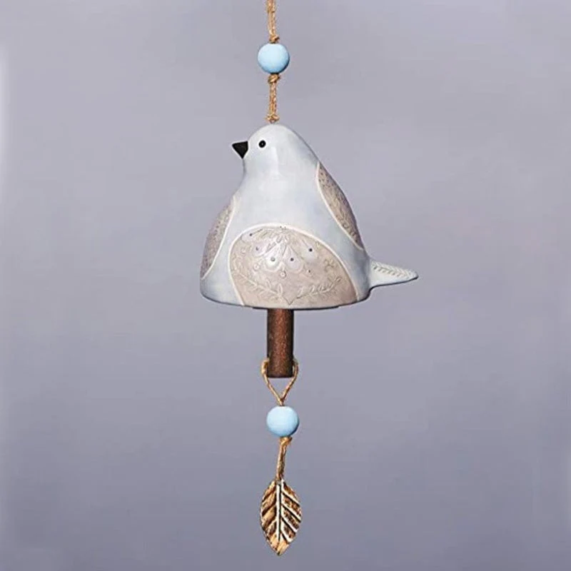 Hand-Painted Ceramic Bird wind Chimes (Handmade by Jordan Maynard®)-Buy 2 Free Shipping