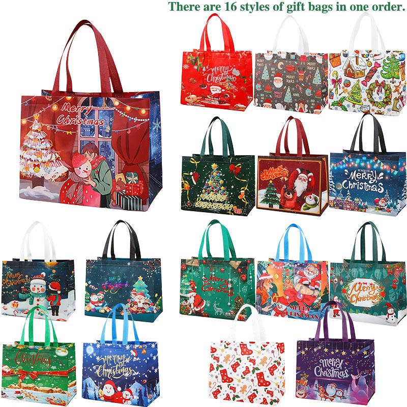 🎄Christmas Gift Bags Large Reusable Tote Bags