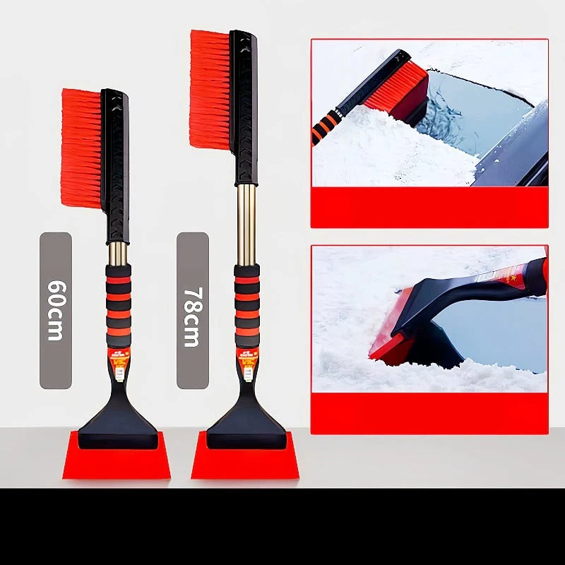 🎄TikTok Christmas Sale -70% OFF✨Dual Head Snow Broom with Ice Scraper for Car