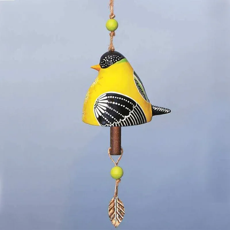 Hand-Painted Ceramic Bird wind Chimes (Handmade by Jordan Maynard®)-Buy 2 Free Shipping