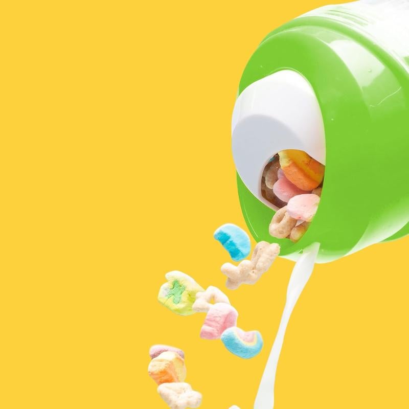 🎄TikTok Christmas Sale -70% OFF✨Portable Plastic Cereal Cups for Breakfast On the Go, To Go Cereal and Milk Container