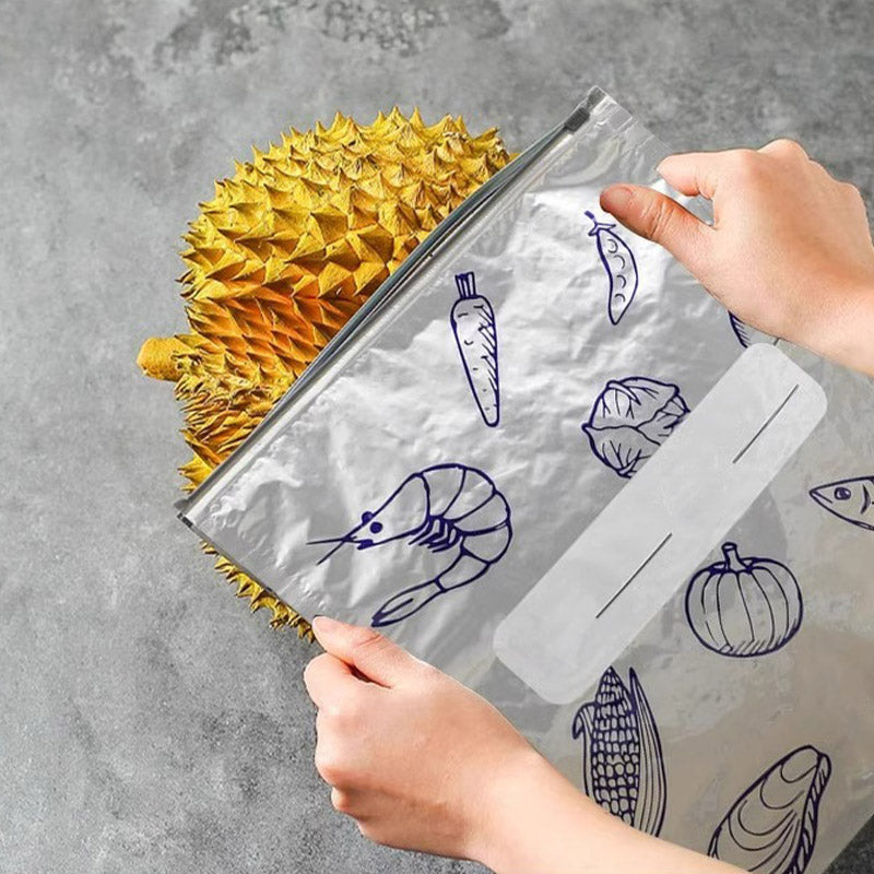 🎁TikTok Last Day Sale - 70% OFF🎉Reusable Aluminum Foil Sealable Storage Bags🍗 Limited time offer! Buy 3 get 2 free🥦