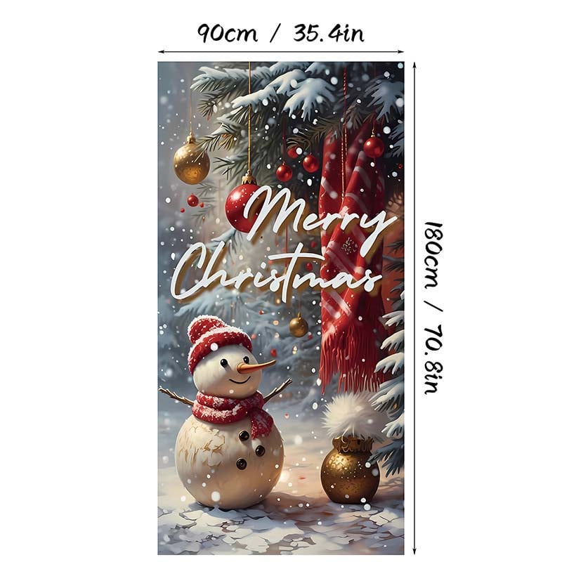 🎄TikTok Christmas Last Day Sale -70% OFF✨Santa Claus Door Frame Banner - Merry Christmas & Happy New Year🎅🎁