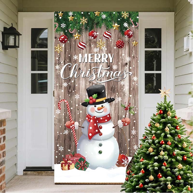 🎄TikTok Christmas Last Day Sale -70% OFF✨Santa Claus Door Frame Banner - Merry Christmas & Happy New Year🎅🎁