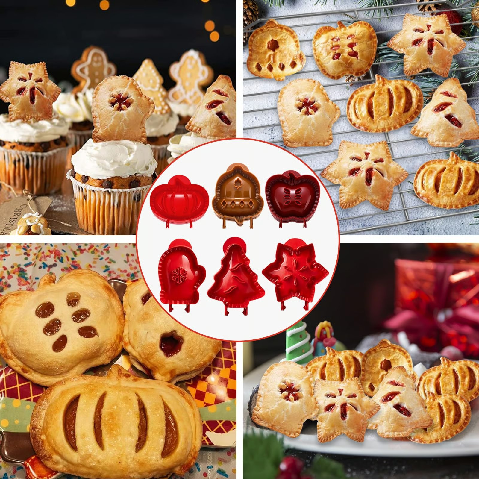 🎁TikTok Last Day Sale - 49% OFF🎉Holiday Mini Pie Mold
