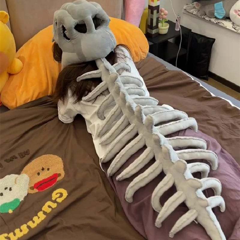 🎁TikTok Last Day Sale - 70% OFF🎉Dinosaur Skeleton Plush Toy Headgear Hat 🦕
