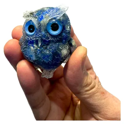 🔥Handmade Natural Crystal Gemstone Owl - Ready to Ship