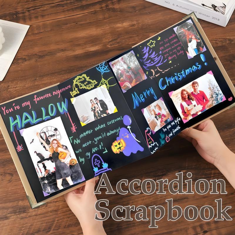 🔥Last Day 50% OFF-✨The Memory Keeper: 99+ Inch Accordion Scrapbook Album📚
