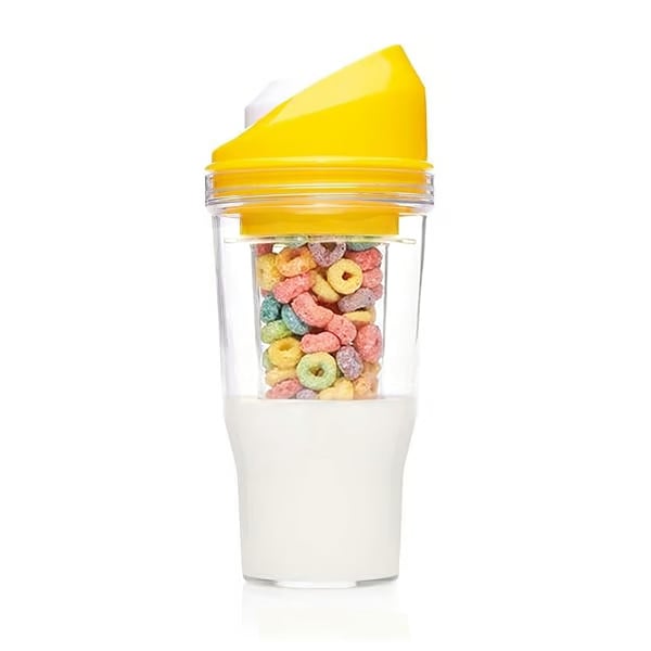 🎄TikTok Christmas Sale -70% OFF✨Portable Plastic Cereal Cups for Breakfast On the Go, To Go Cereal and Milk Container